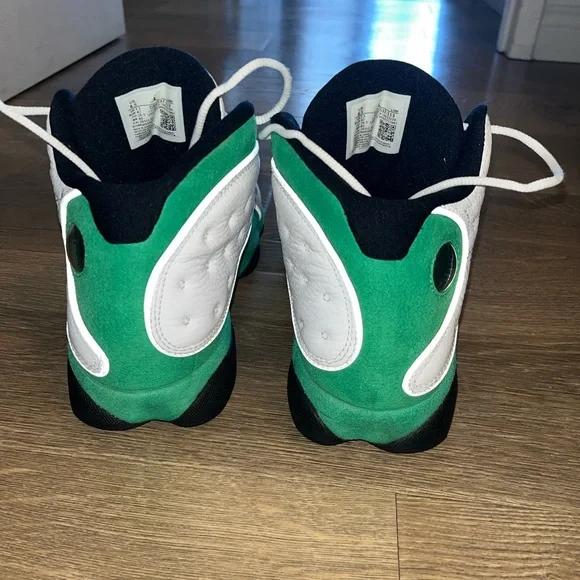 Jordan 13 Retro white “lucky green” size 8.5 US Men.